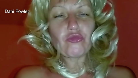 Mature blonde with hairy pussy fucked in amateur pov