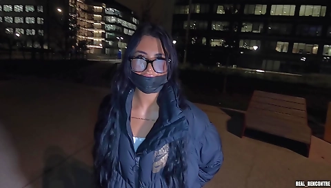 A Pretty Arab From Suburb Gets Fucked In Public And In Anal