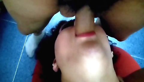 Latina with large boobs getting fucked in her pussy