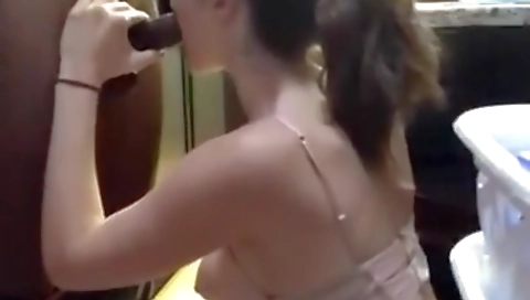 Big tits brunette amateur gets pounded by a big dick