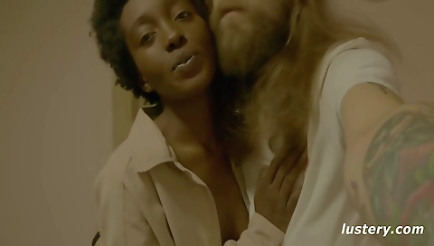 Best homemade black and ebony interracial fuck scene