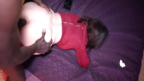 Hot amateur brunette momma 18+ fucks with her boyfriend 18+