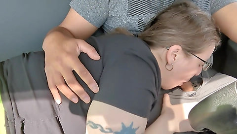 Blonde milf gets fucked in the ass by a couple of hard dick