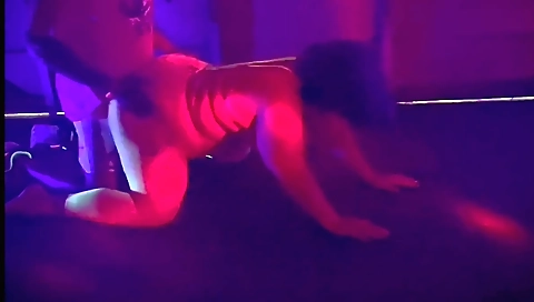 Milf with black hair and big ass gets fucked by black dude