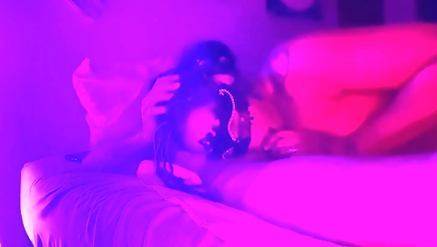 Ebony beauty gets fucked and creampied in amateur porn video