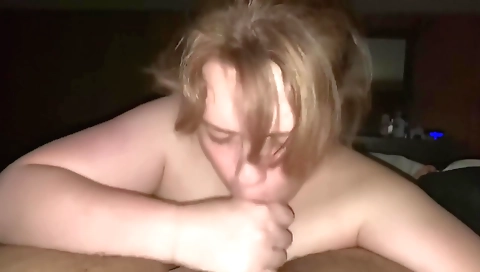 Hot amateur video with a busty blonde and a thick cock