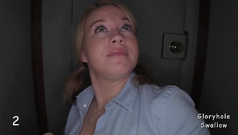 Blonde with a big booty gets swayed by two big cocks