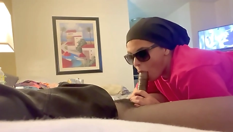 Big cock and hard throbbing tits inside a porn scene