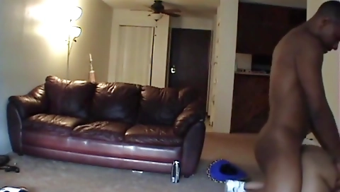 Porn movie of a brunette teen with big booty taking a big cock